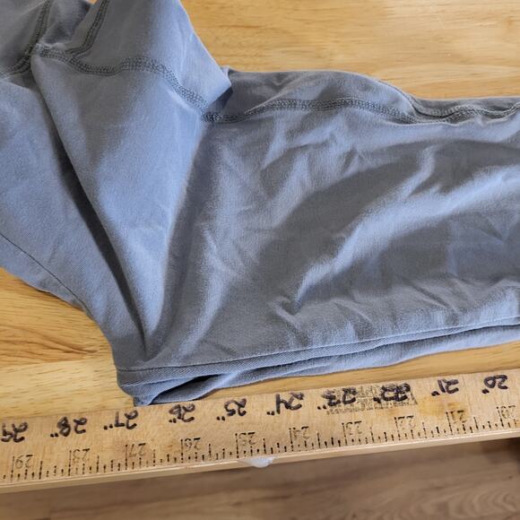 Eileen Fisher XXS Gray Leggings Wide Waistband Pockets 22" Waist before stretch - Picture 4 of 6